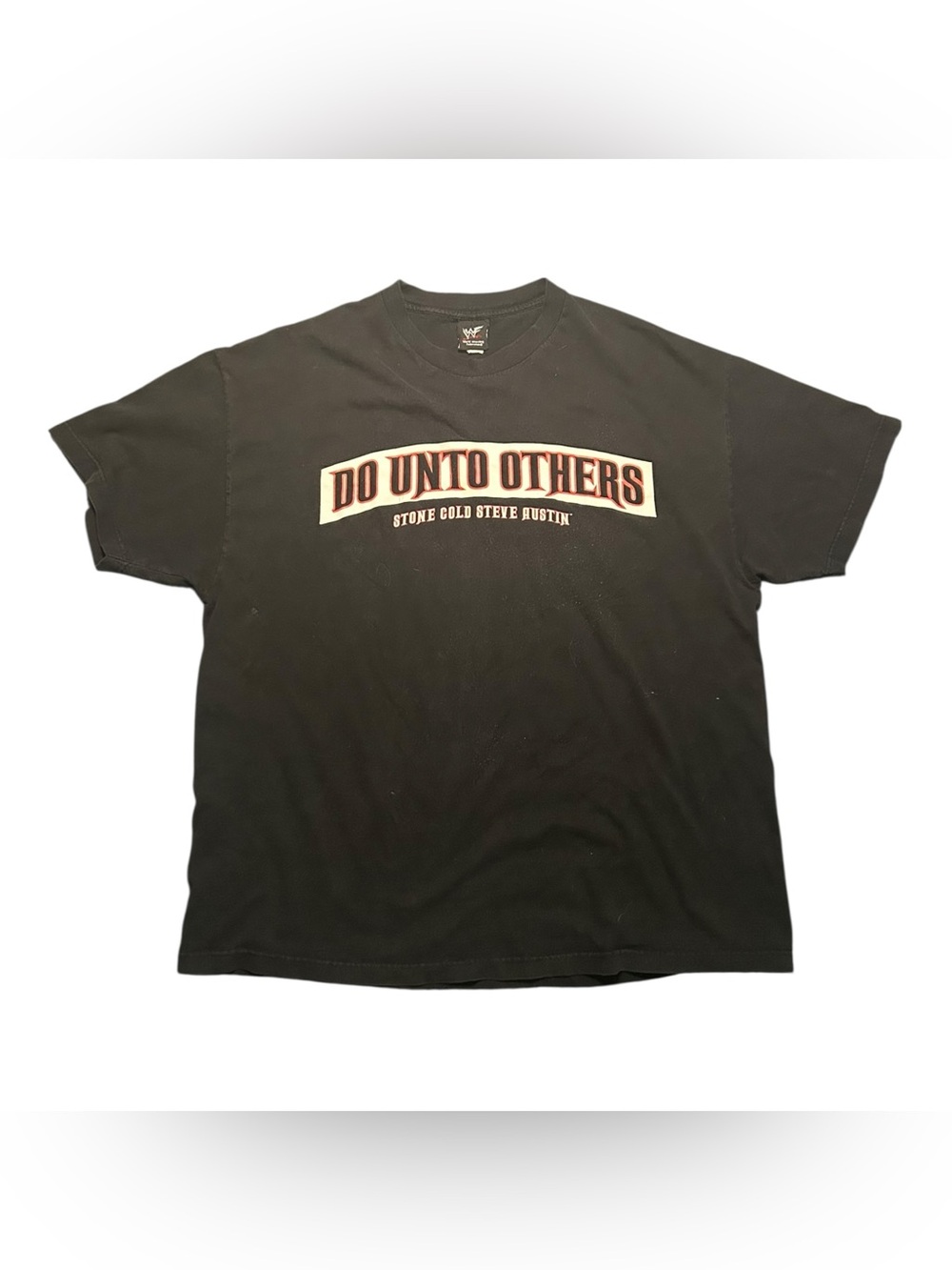 Vintage WWF Stone Cold Steve Austin Do Unto Others Men Black Shirt Size XXL
